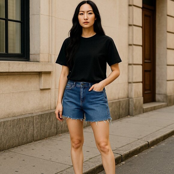 Sam Edelman The Derby Bermuda Shorts Size 2/26 - Picture 1 of 6